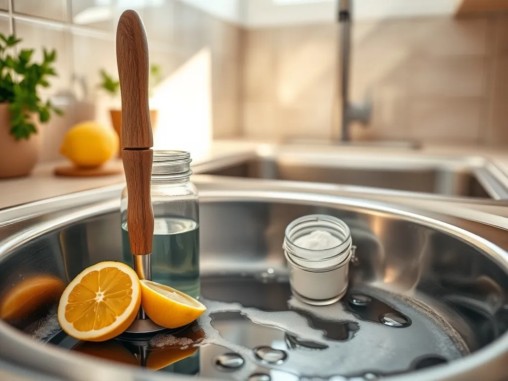 Jak odetkać zlew bez użycia silnej chemii?