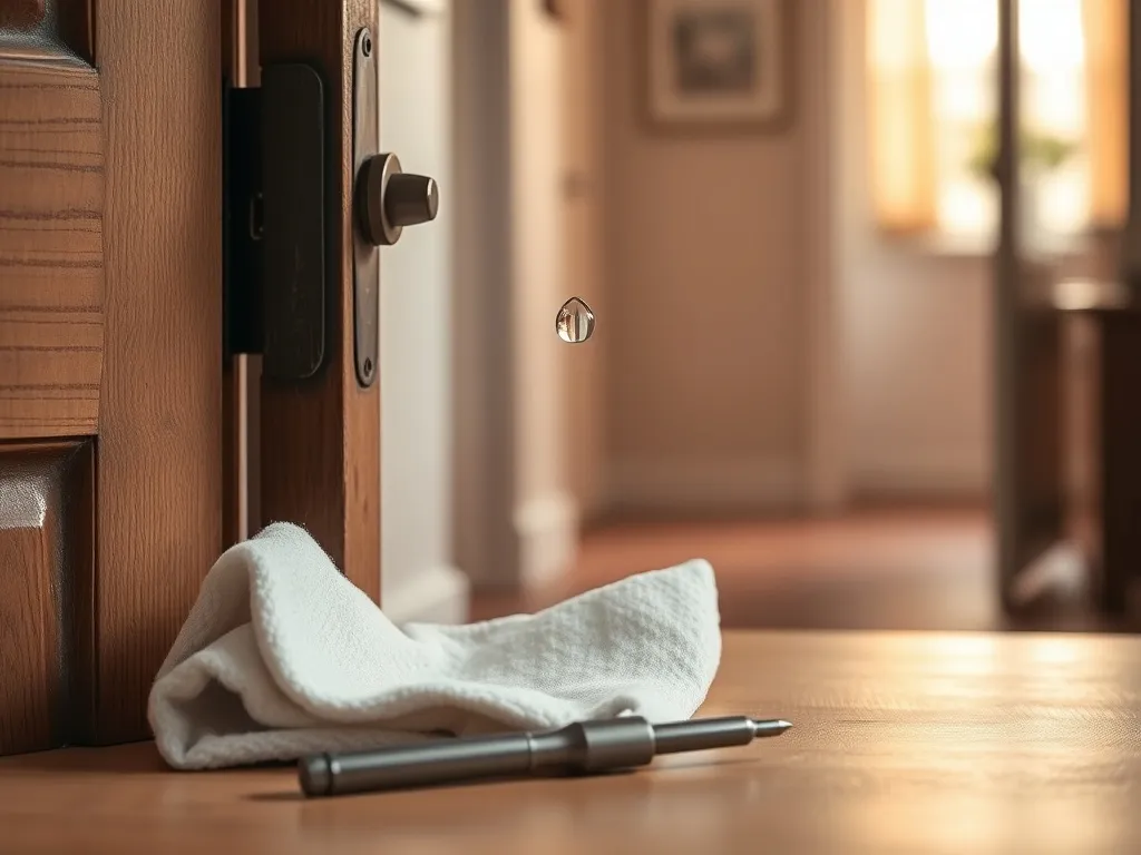 Jak naprawić skrzypiące drzwi domowymi sposobami?